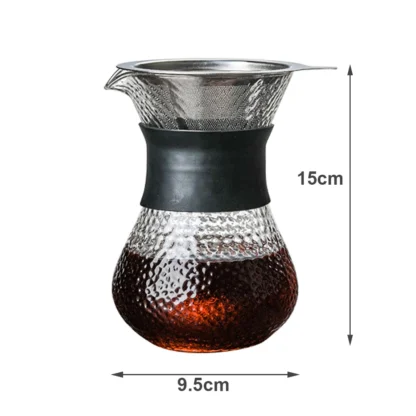 Glass Pour Over Coffee Pot - Image 4