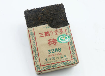 Three Cranes Sanhe 2014 Liu Pao Tea 3208 Golden Flower Dark Tea China Tea Hei Cha 400g - Image 2