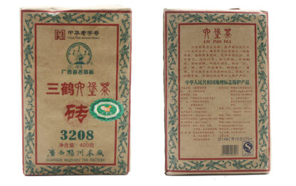 Three Cranes Sanhe 2014 Liu Pao Tea 3208 Golden Flower Dark Tea China Tea Hei Cha 400g