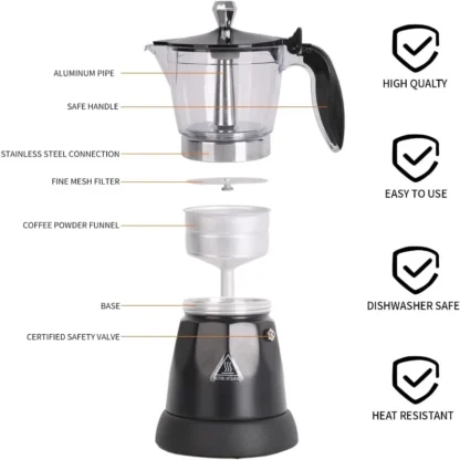 6 Cup Electric Cuban Coffee Maker - Image 2