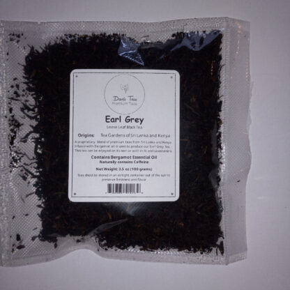 Earl Grey Tea, Premium Grade loose leaf tea with Bergamot essential oil, 100g - Image 2